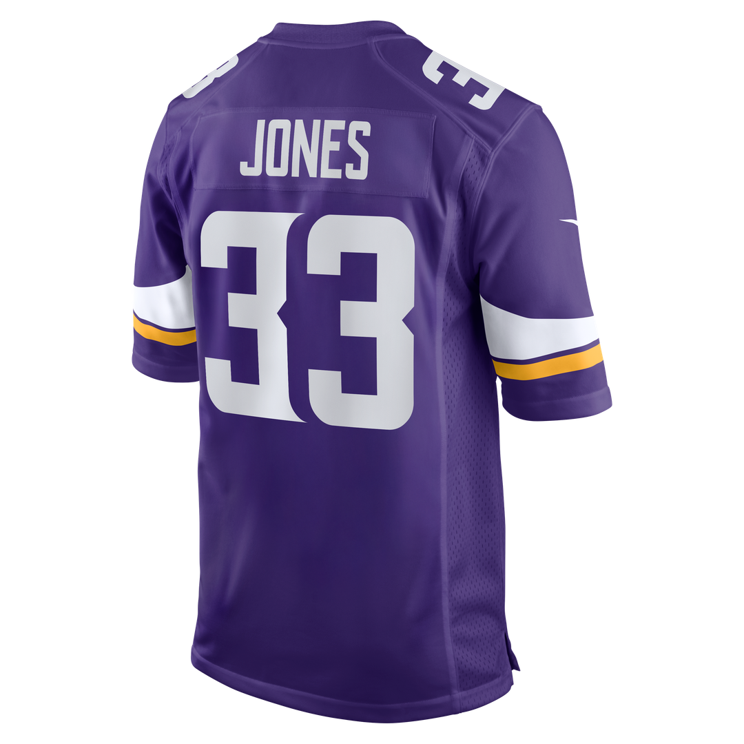 Aaron Jones Minnesota Vikings Nike Purple Game Player Jersey