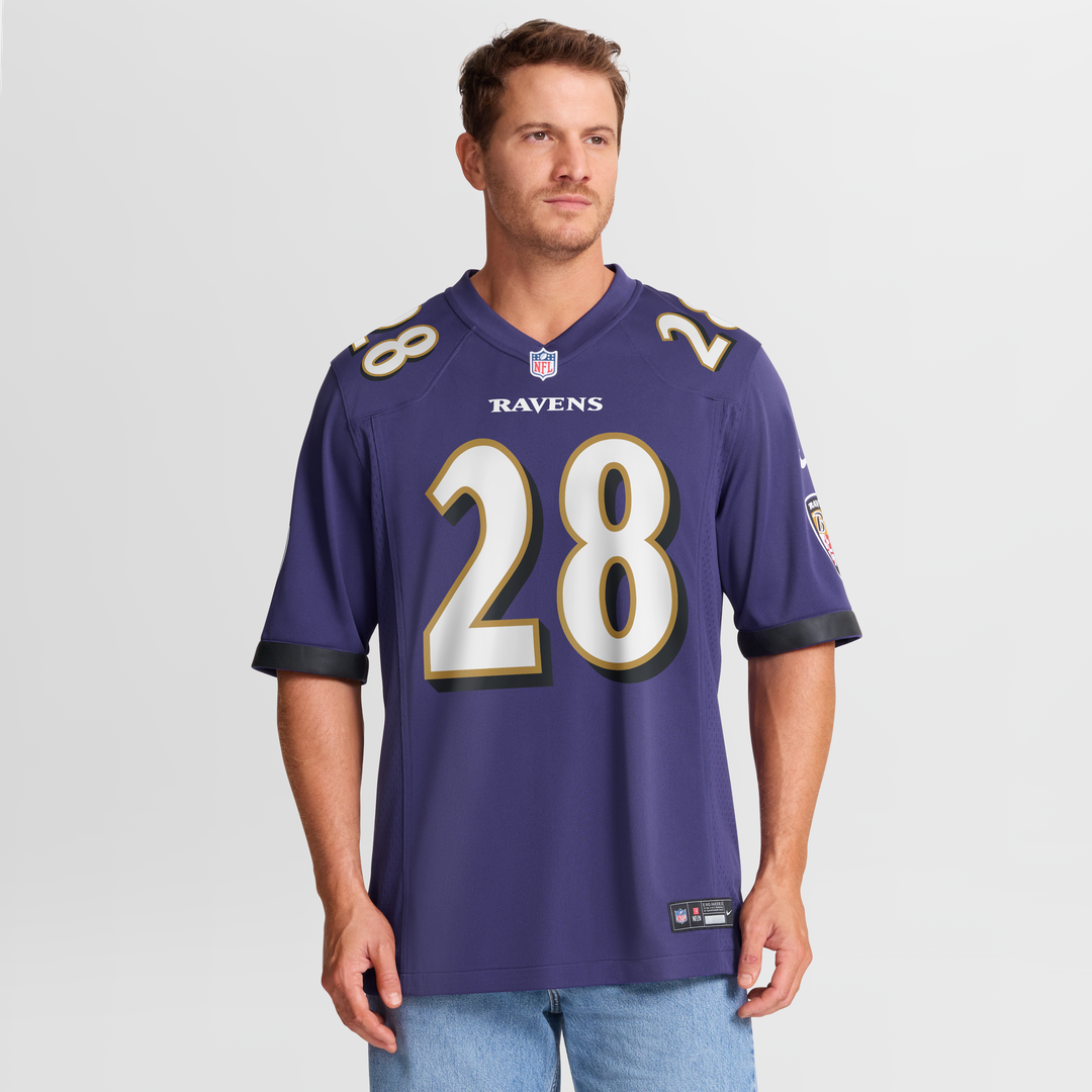 Taven Bryan Baltimore Ravens Nike Purple Team Game Jersey