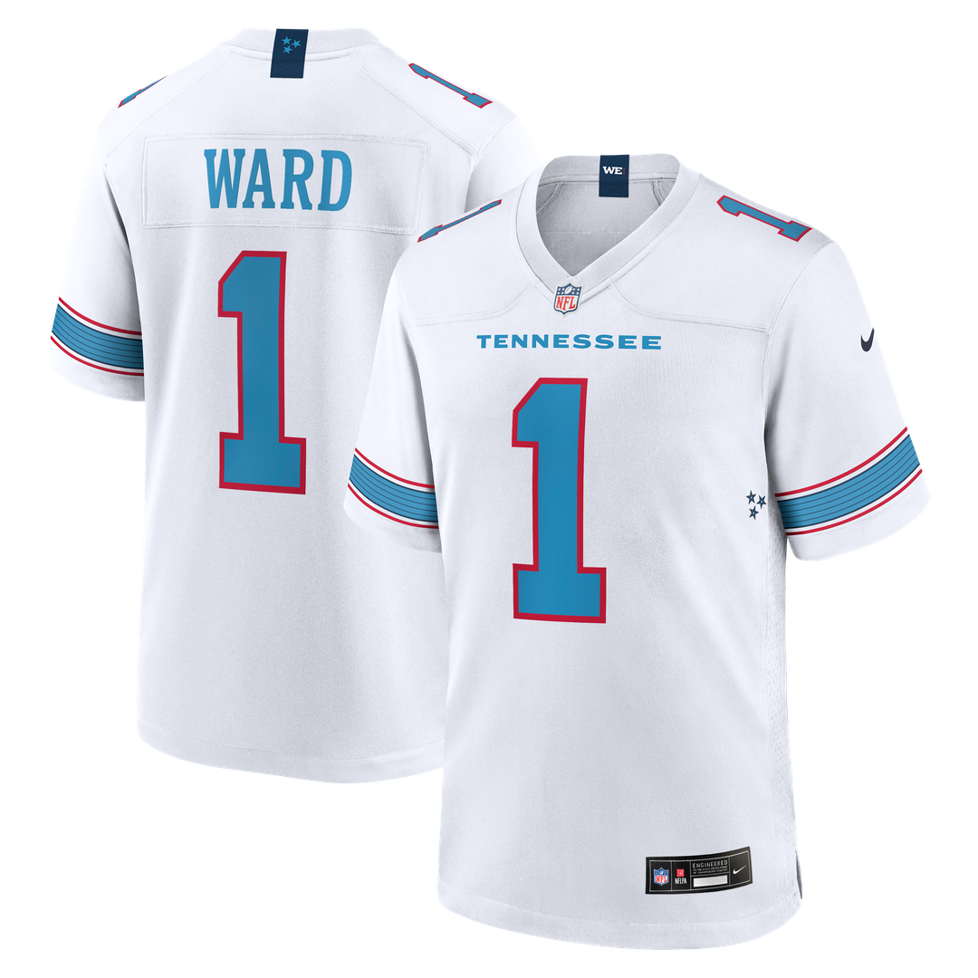 Cameron Ward Tennessee Titans Nike Light Blue Game Jersey