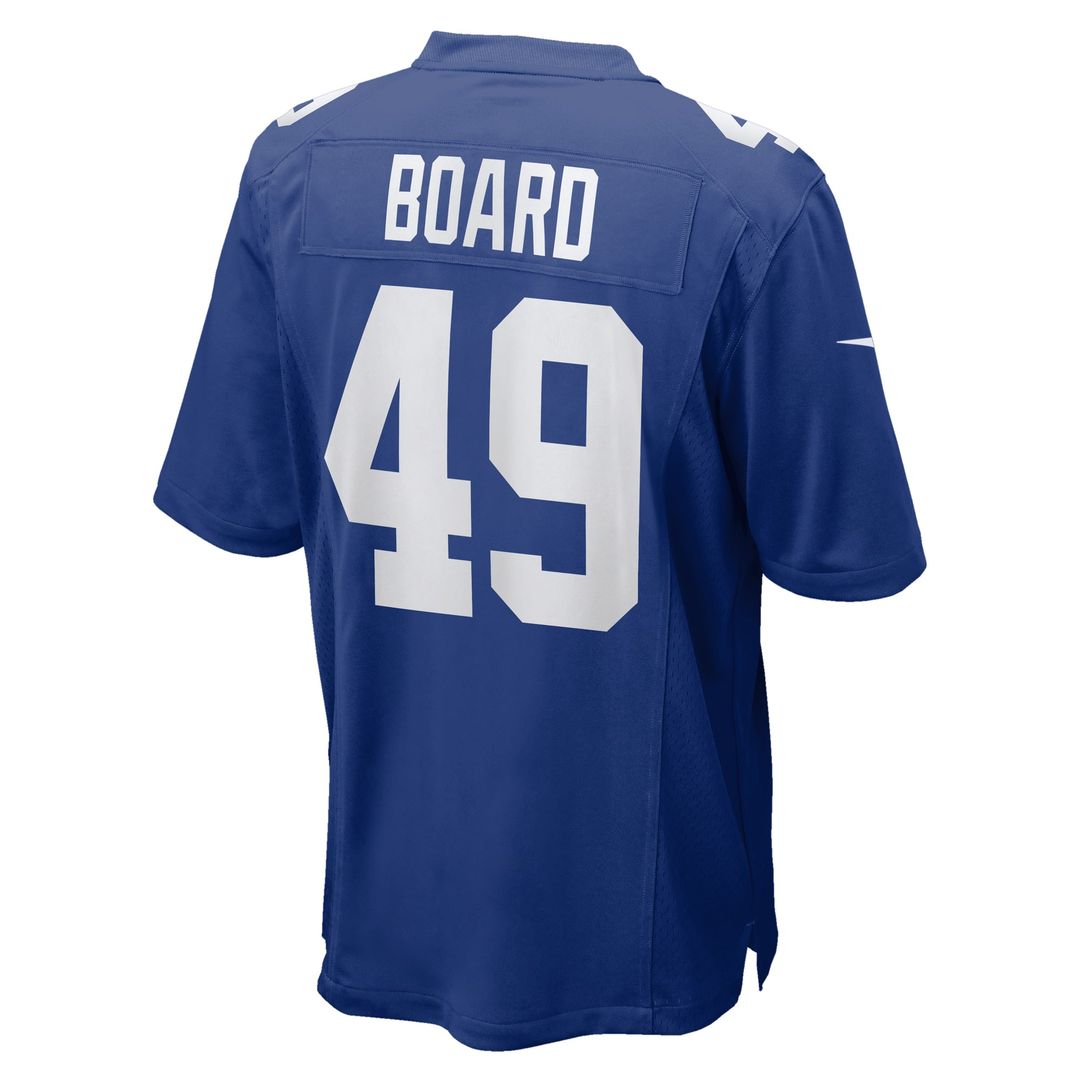 Chris Board New York Giants Nike Royal Team Game Jersey