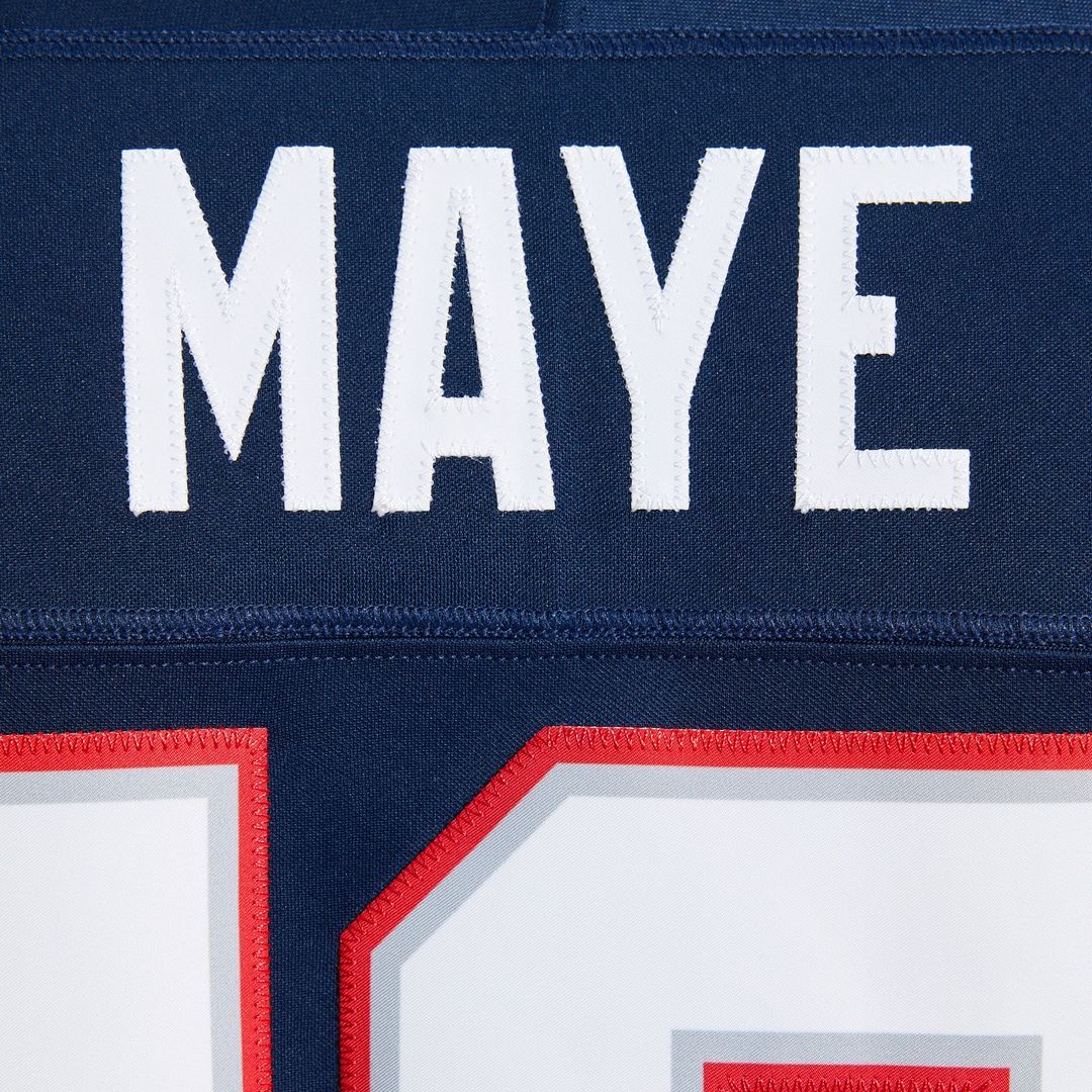 Drake Maye New England Patriots Nike Navy Team Vapor F.U.S.E. Stitched Limited Jersey