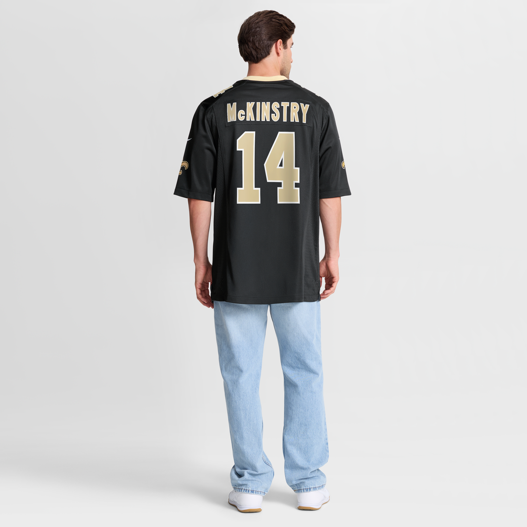 Ga'Quincy McKinstry New Orleans Saints Nike Black Player Game Jersey