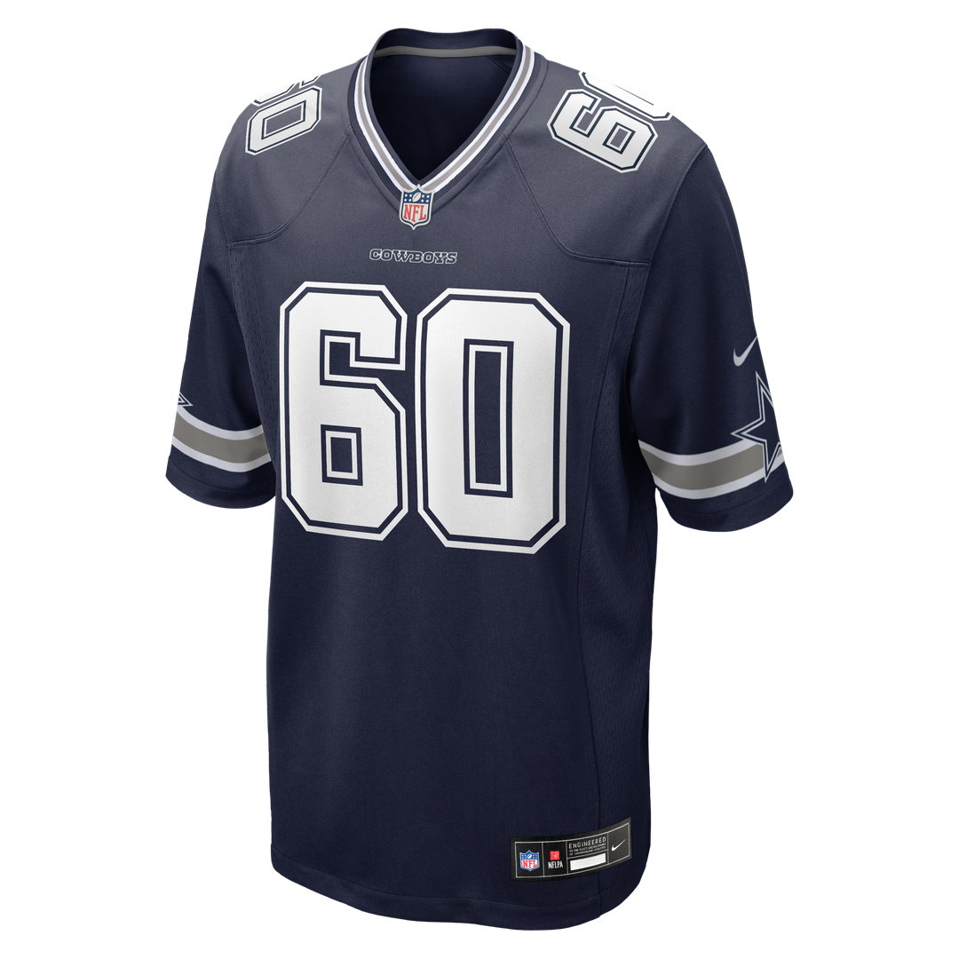 Tyler Guyton Dallas Cowboys Nike Navy Player Game Jersey