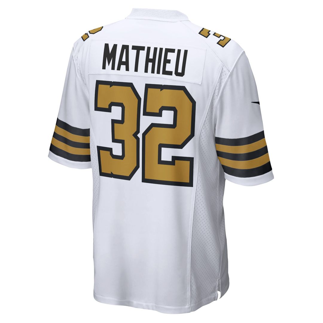 Tyrann Mathieu New Orleans Saints Nike White Alternate Game Jersey