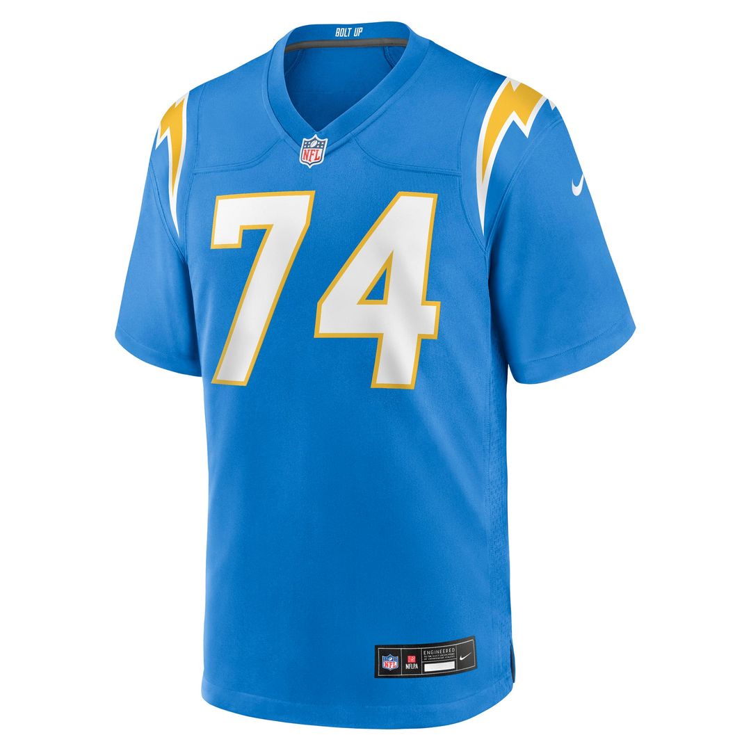 Kayode Awosika Los Angeles Chargers Nike Powder Blue Team Game Jersey