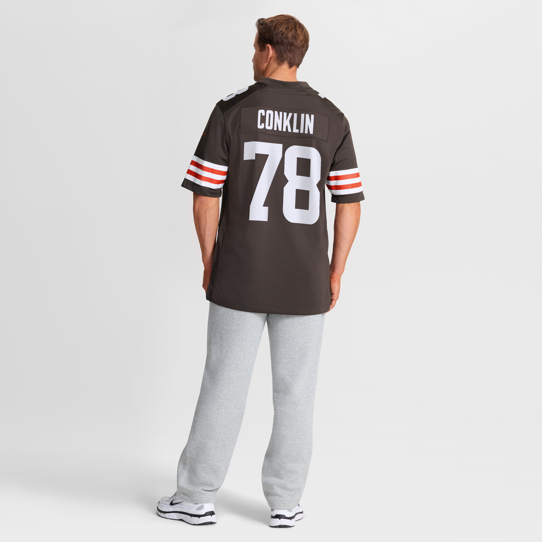 Jack Conklin Cleveland Browns Nike Brown Team Game Jersey