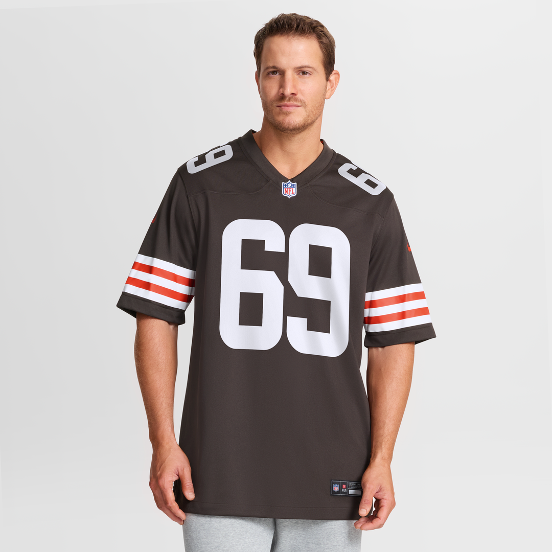 Tyre Phillips Cleveland Browns Nike Brown Team Game Jersey