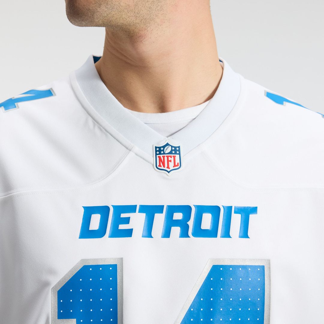 Amon-Ra St. Brown Detroit Lions Nike Blue Game Jersey