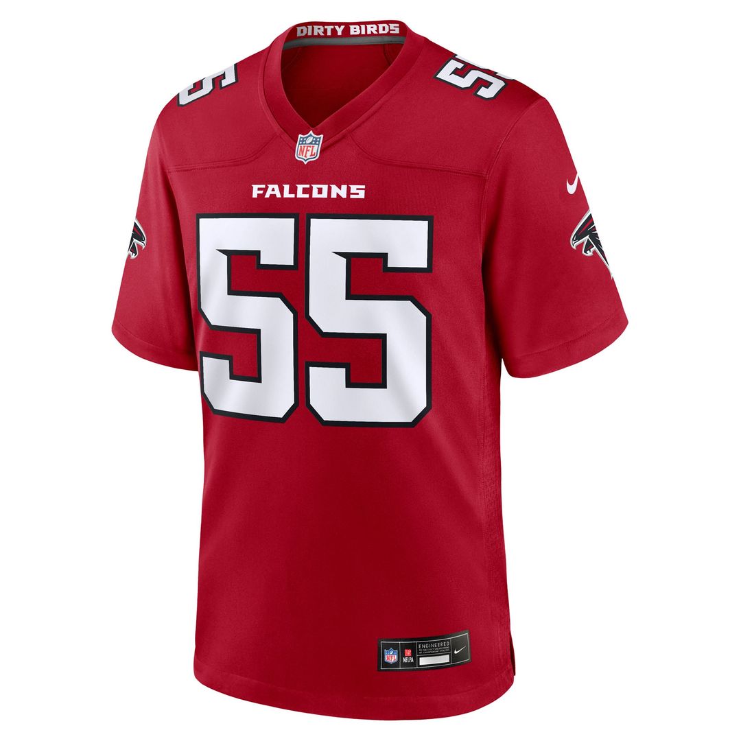 Za'Darius Smith Atlanta Falcons Nike Red Team Game Jersey