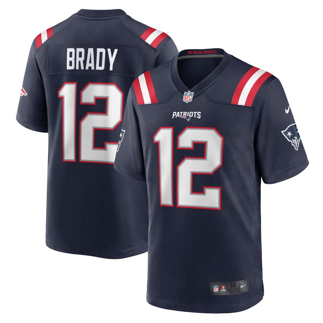 Tom Brady New England Patriots Nike White Retired Game Jersey