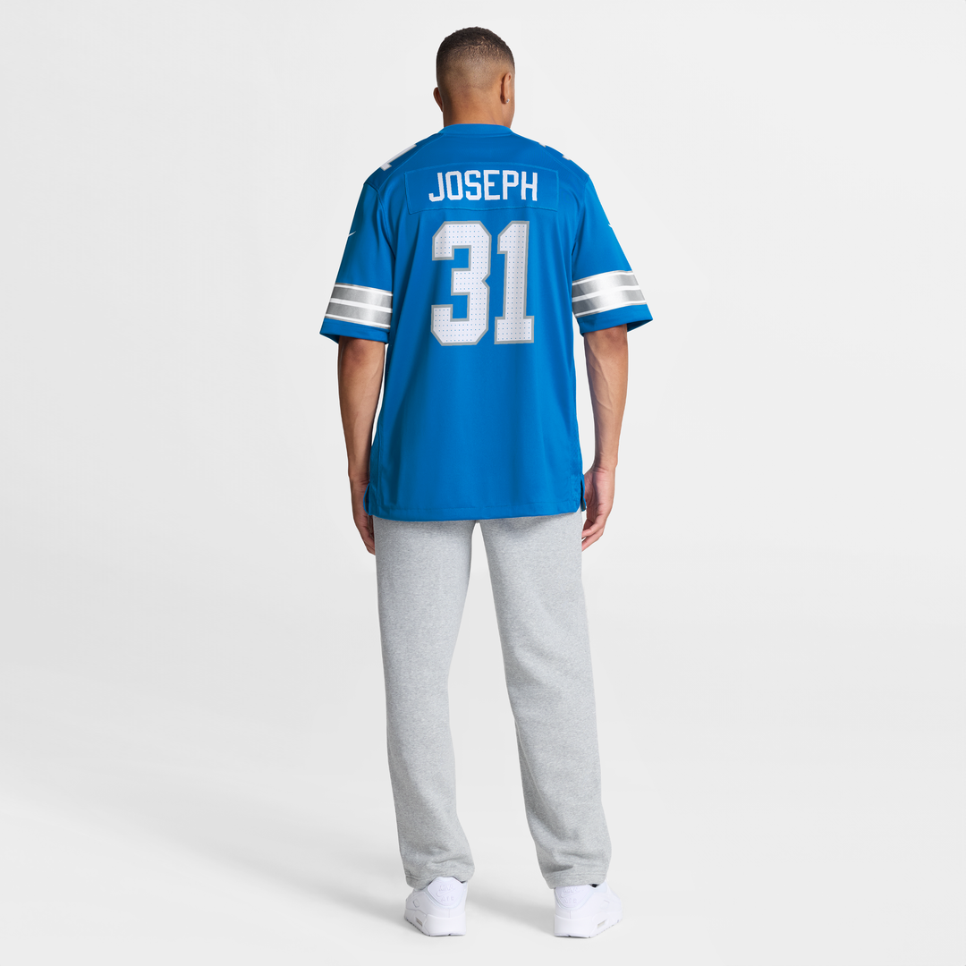 Kerby Joseph Detroit Lions Nike Blue Team Game Jersey