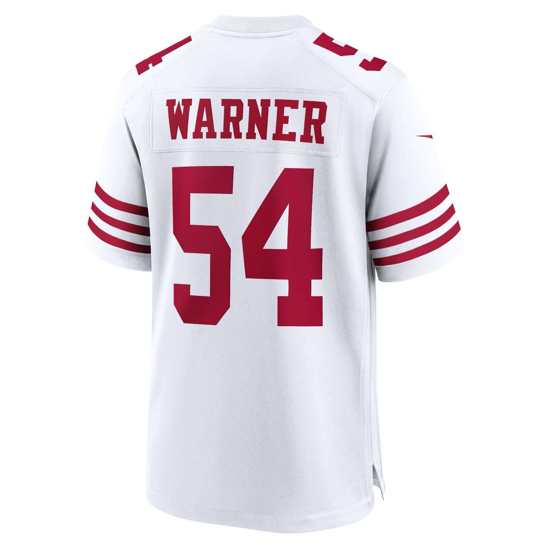 Fred Warner San Francisco 49ers Nike Scarlet Team Game Player Jersey