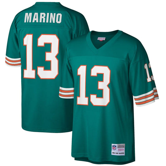 Dan Marino Miami Dolphins Mitchell & Ness Aqua Big & Tall 1984 Retired Player Replica Jersey