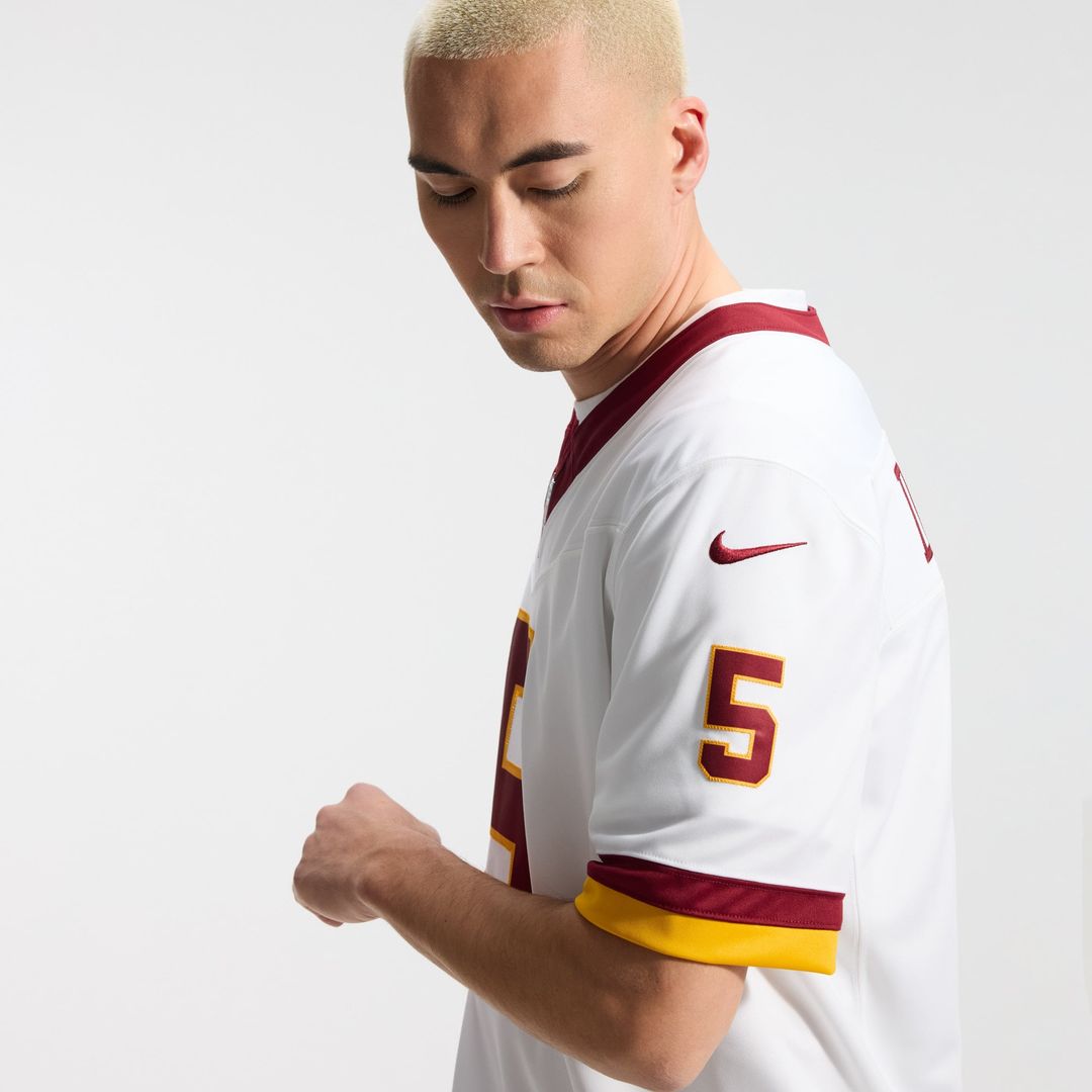 Jayden Daniels Washington Commanders Nike Burgundy Team Vapor F.U.S.E. Stitched Limited Jersey