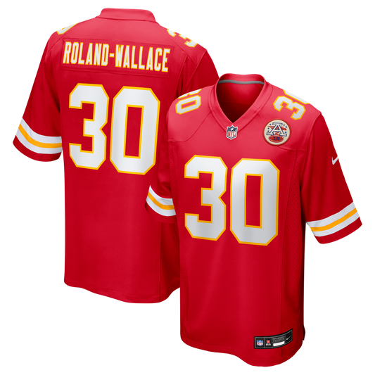 Chris Roland-Wallace Kansas City Chiefs Nike Red Game Jersey
