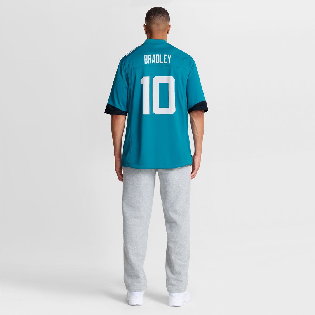Carter Bradley Jacksonville Jaguars Nike Teal Team Game Jersey
