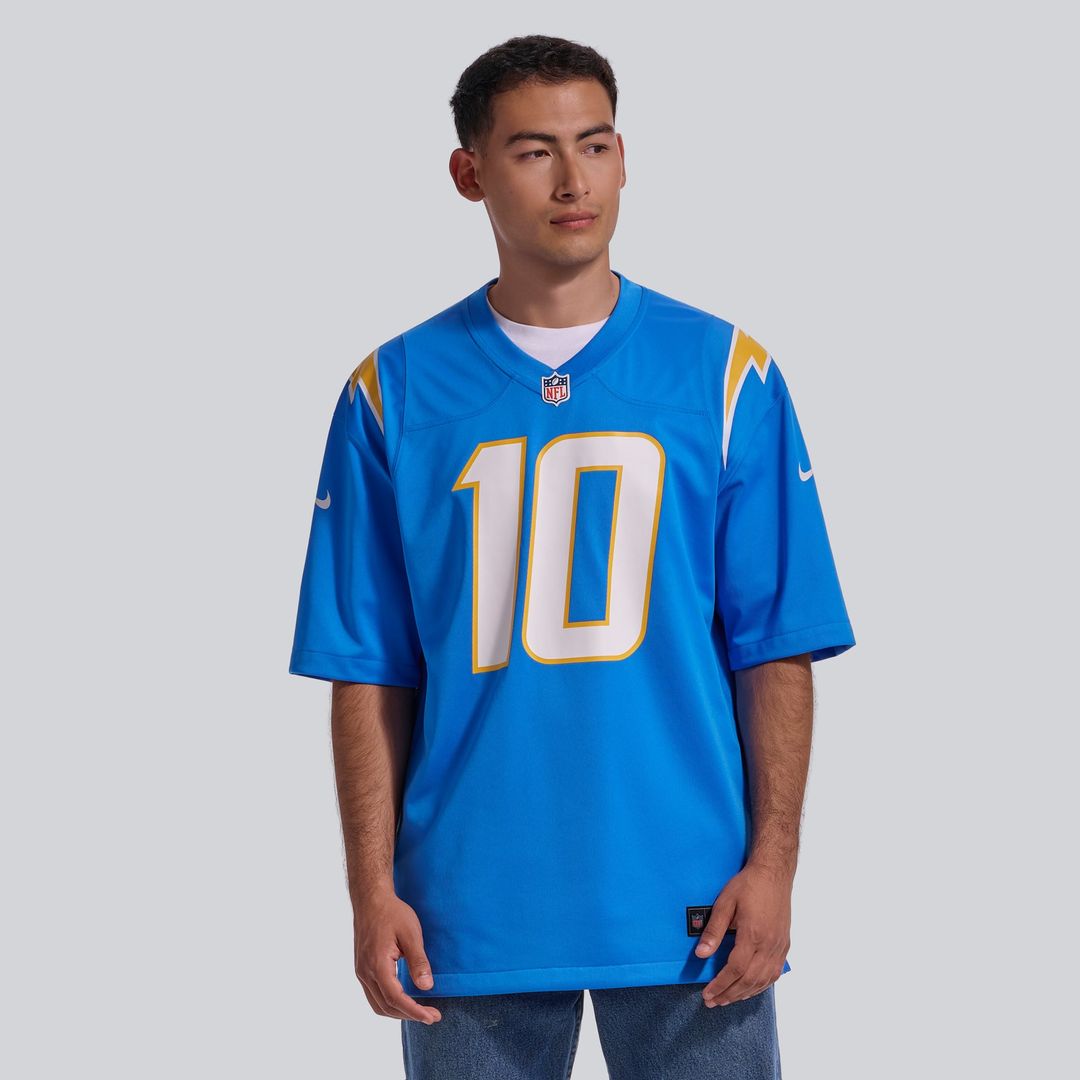 Justin Herbert Los Angeles Chargers Nike Powder Blue Player Game Jersey