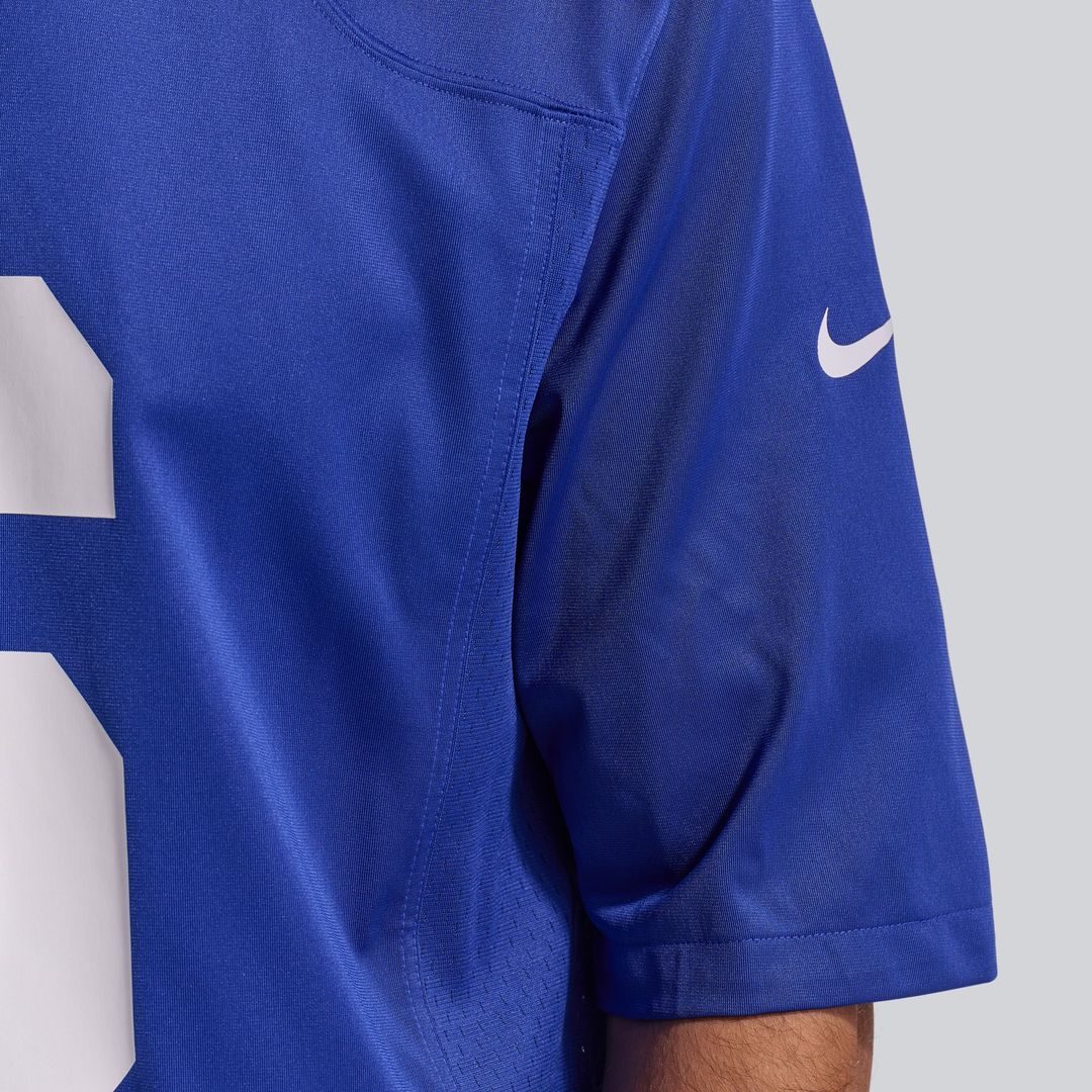 Jaxson Dart New York Giants Nike Royal Team Game Jersey