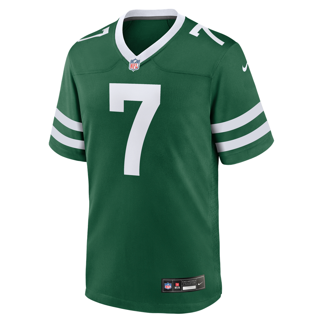 Geno Smith New York Jets Nike Legacy Green Game Jersey