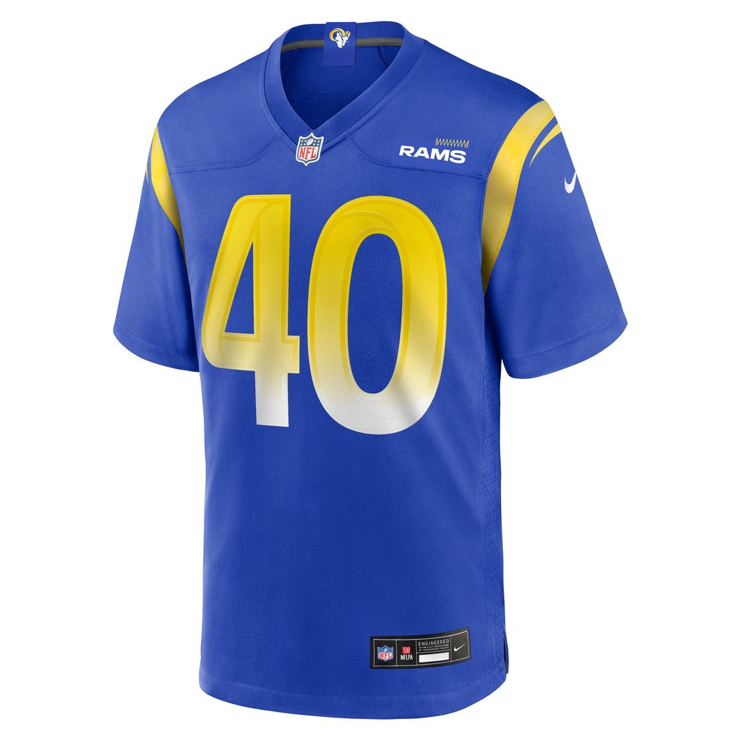 Jesse Luketa Los Angeles Rams Nike Royal Team Game Jersey