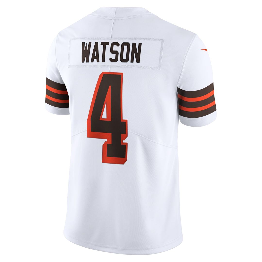 Deshaun Watson Cleveland Browns Nike White 2021 Alternate Vapor Limited Jersey