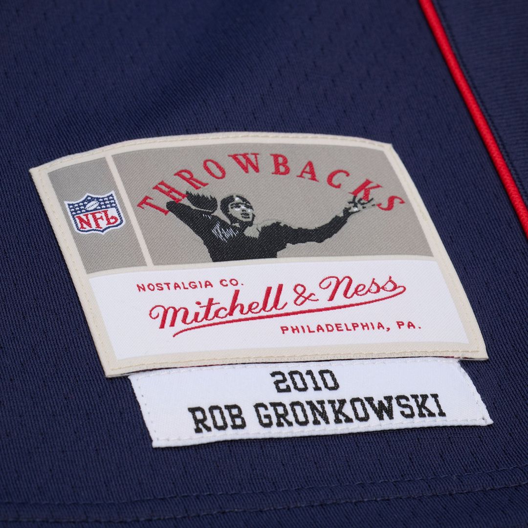 Rob Gronkowski New England Patriots Mitchell & Ness Navy Big & Tall 2010 Legacy Retired Player Jersey
