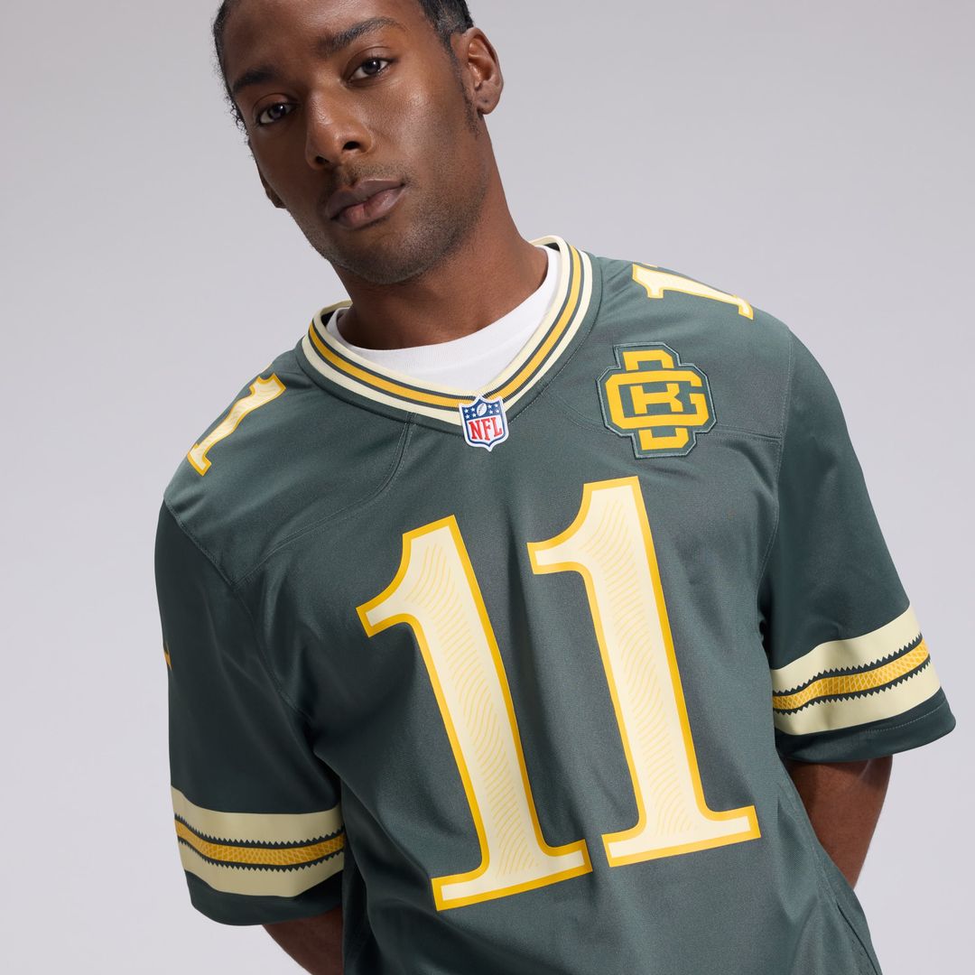 Jayden Reed Green Bay Packers Nike Green 2026 Rivalries Collection Game Jersey