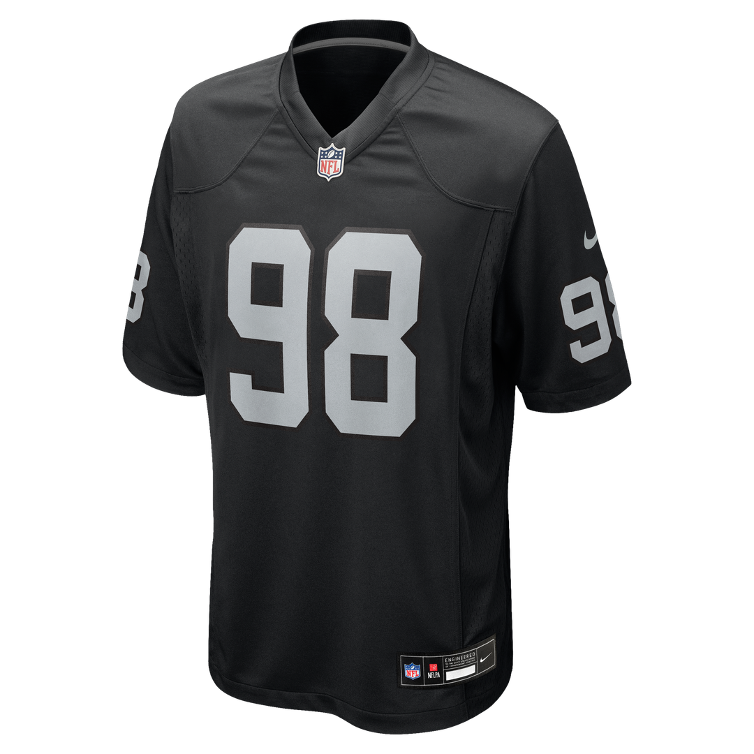 Maxx Crosby Las Vegas Raiders Nike Black Game Jersey