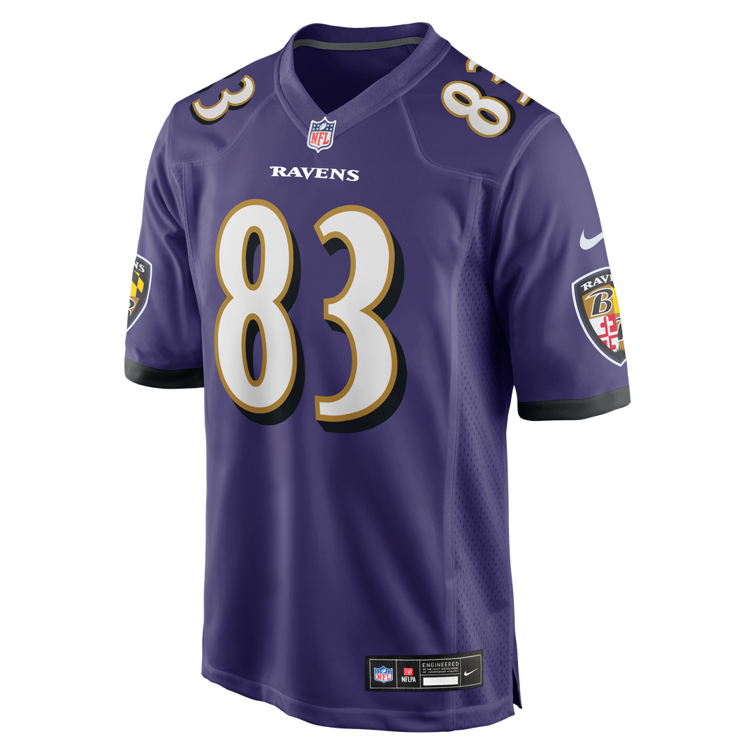LaJohntay Wester Baltimore Ravens Nike Purple Team Game Jersey