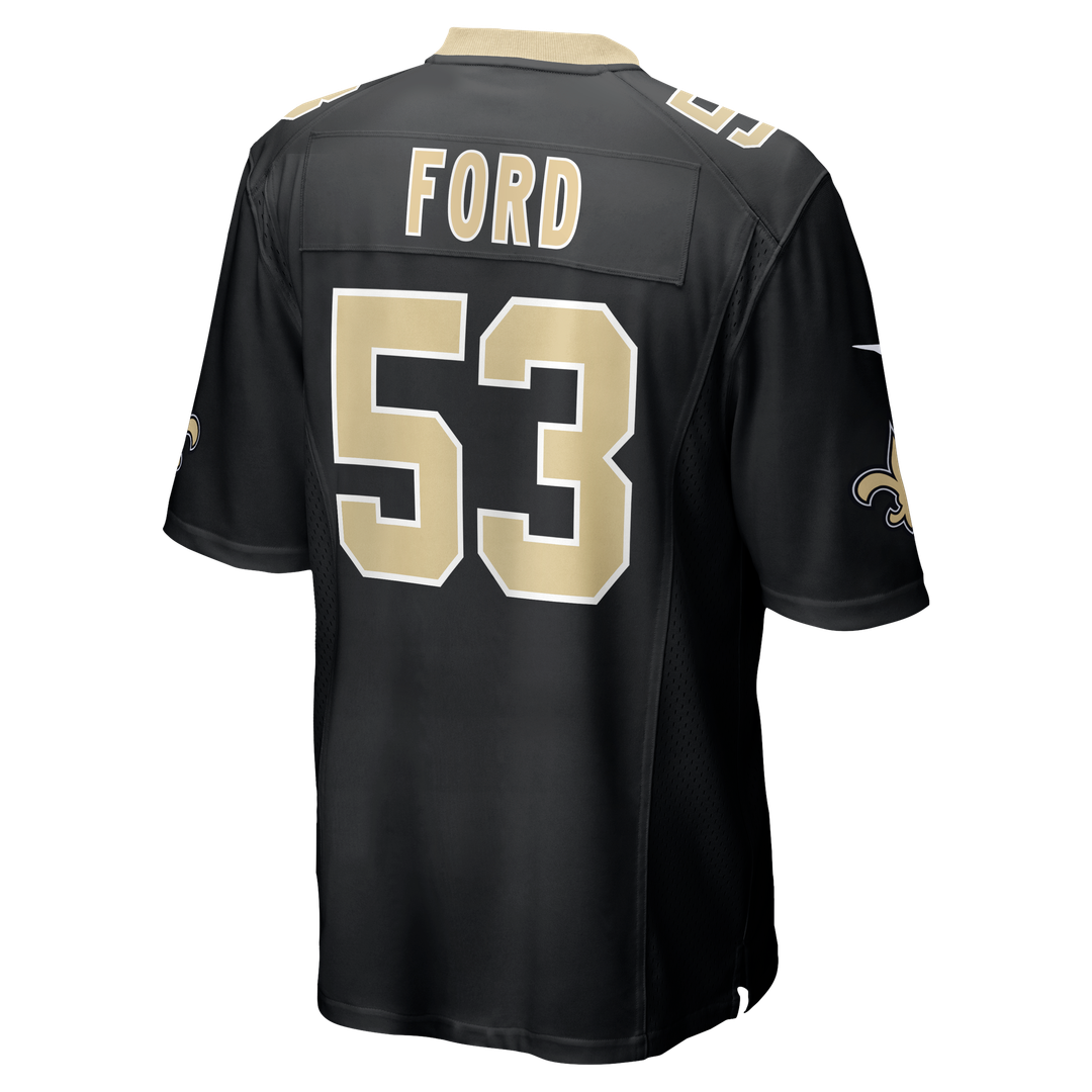 Jaylan Ford New Orleans Saints Nike Black Game Jersey