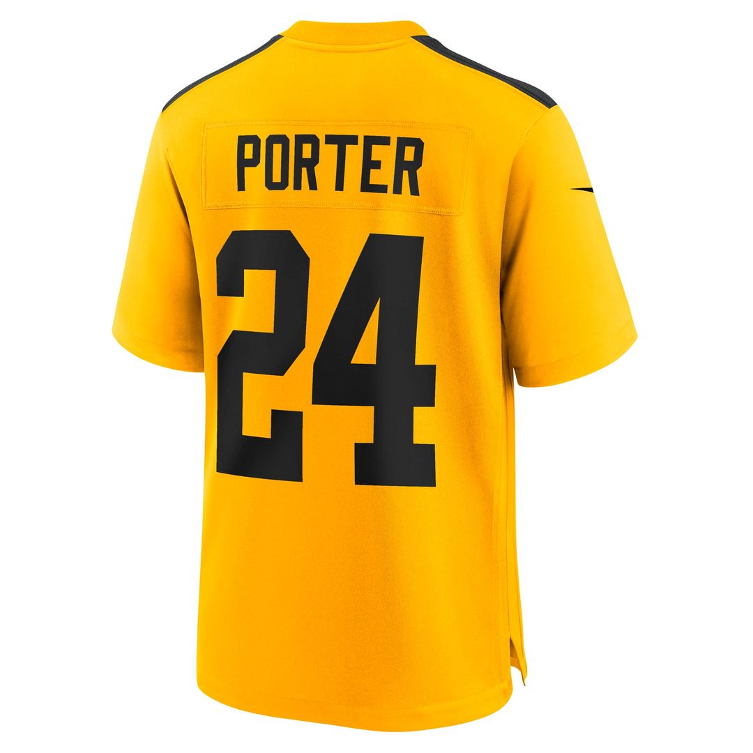 Joey Porter Jr. Pittsburgh Steelers Nike Black Game Jersey