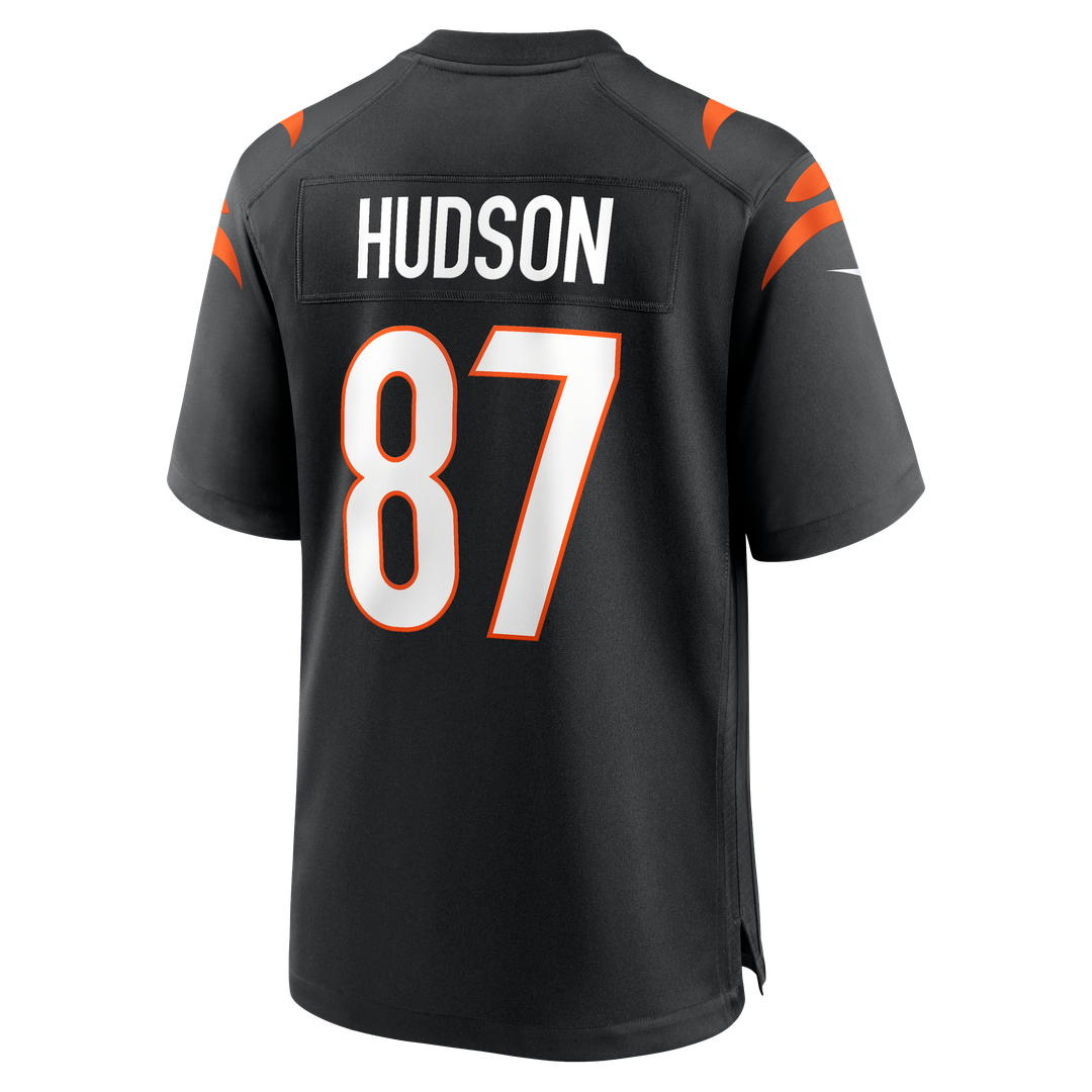 Tanner Hudson Cincinnati Bengals Nike Black Home Game Player Jersey