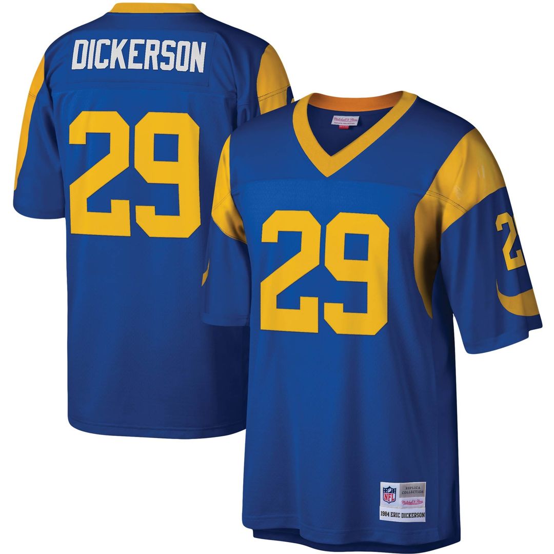 Eric Dickerson Los Angeles Rams Mitchell & Ness Royal Legacy Replica Jersey
