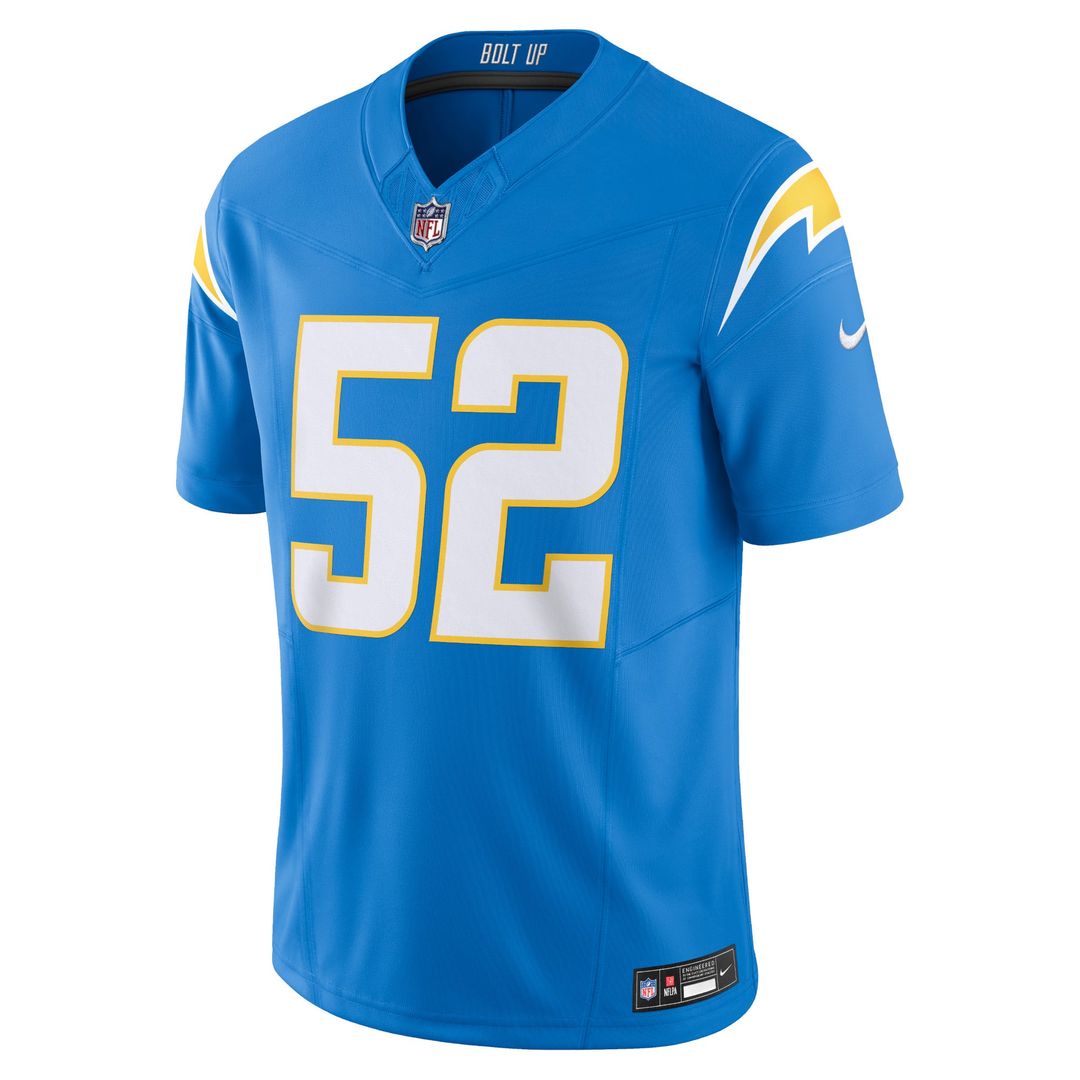 Khalil Mack Los Angeles Chargers Nike Powder Blue Vapor F.U.S.E. Limited Jersey