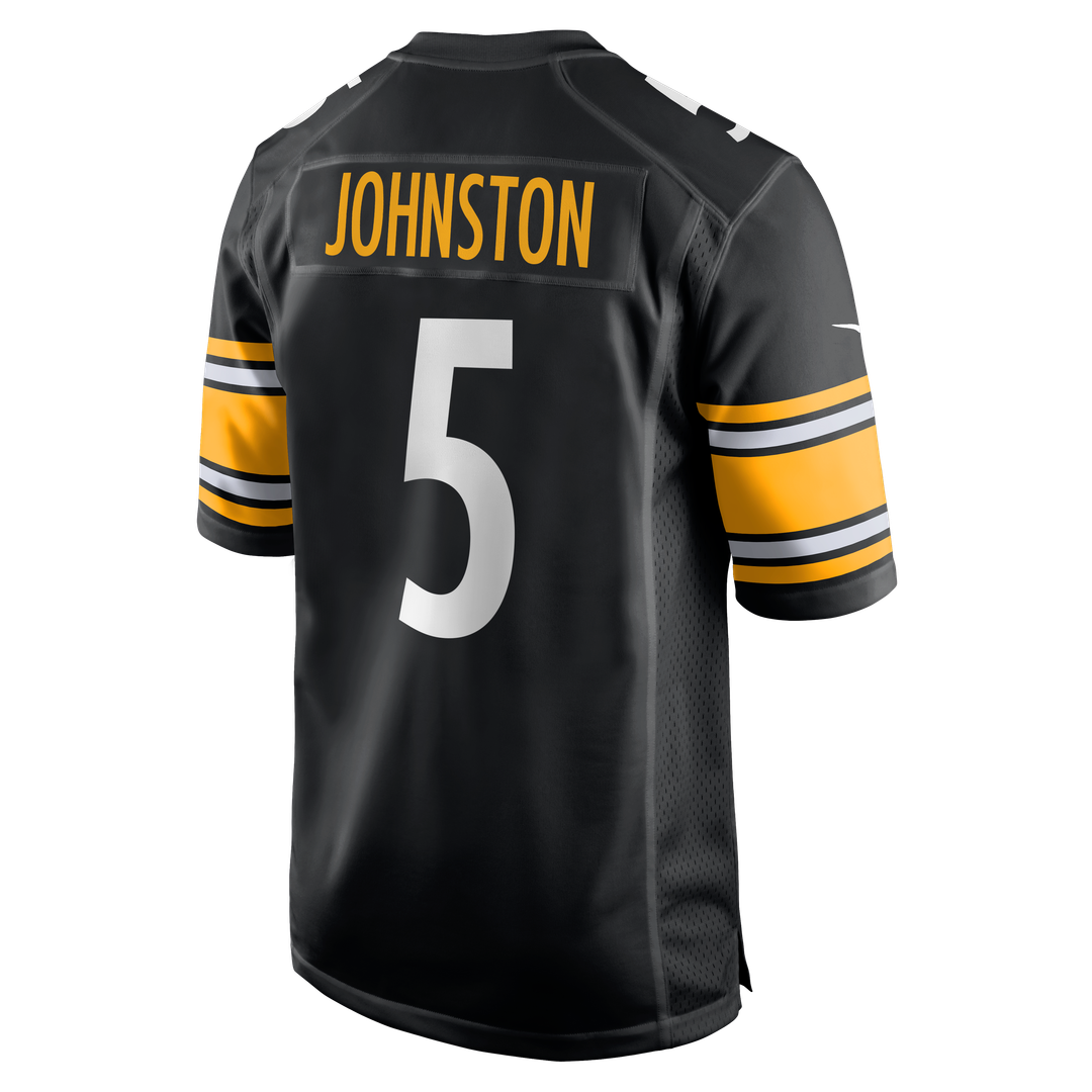 Cameron Johnston Pittsburgh Steelers Nike Black Game Jersey