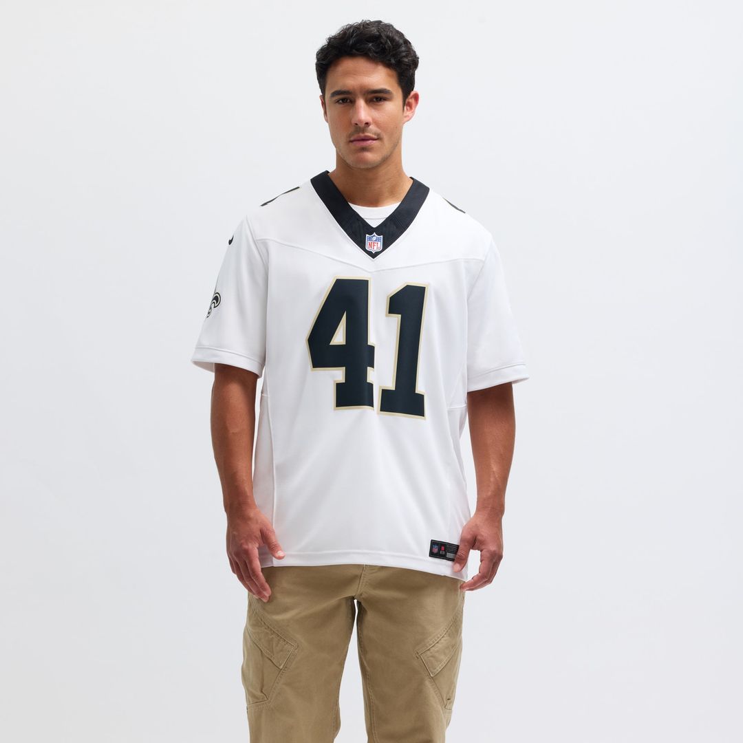 Alvin Kamara New Orleans Saints Nike White Vapor F.U.S.E. Limited Jersey