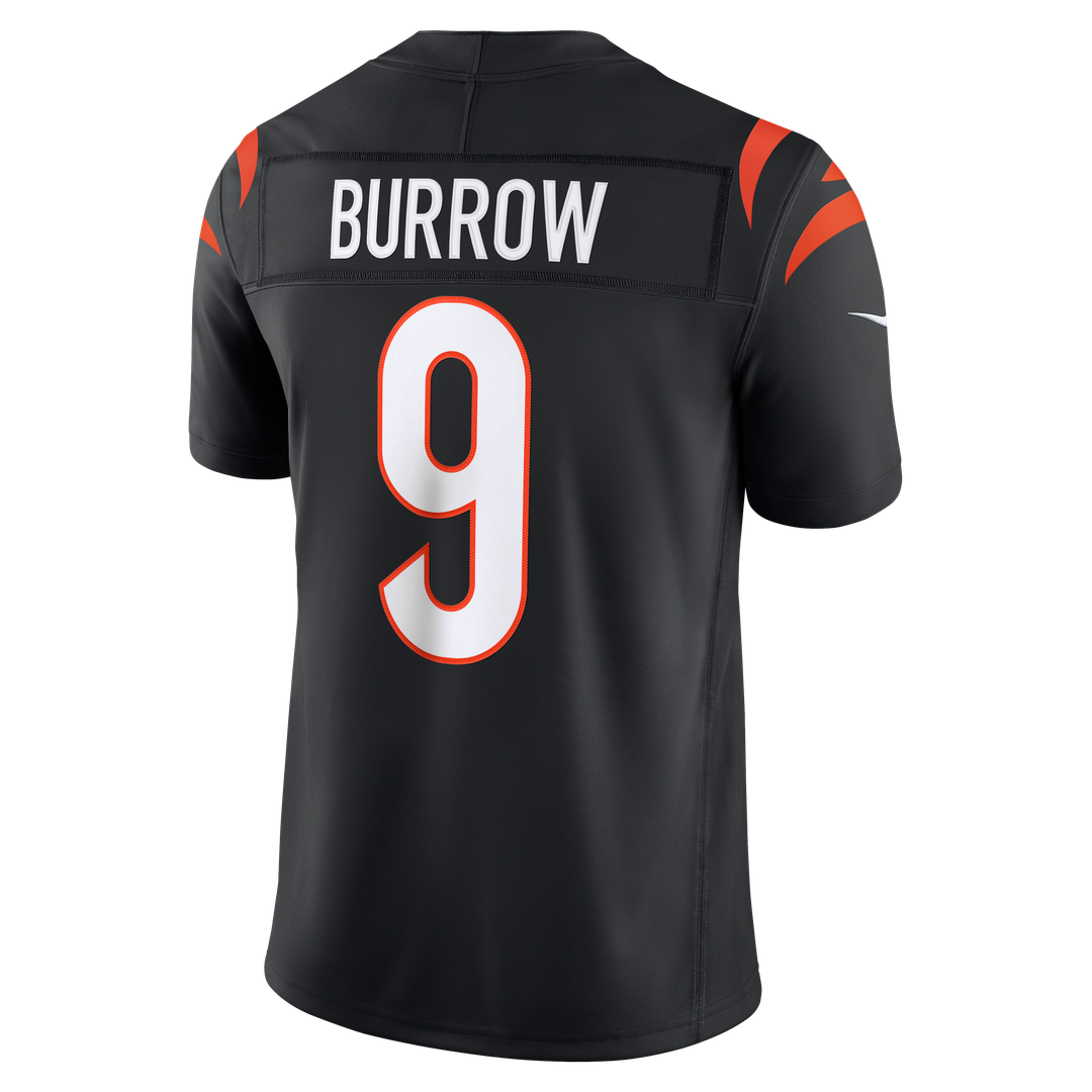 Joe Burrow Cincinnati Bengals Nike Black Team Vapor F.U.S.E. Stitched Limited Jersey