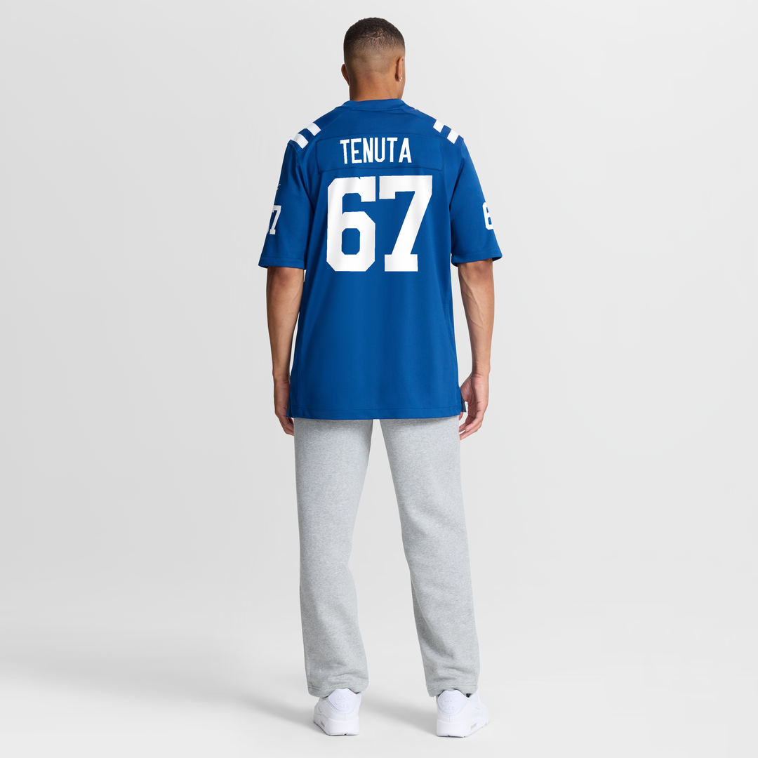 Luke Tenuta Indianapolis Colts Nike Royal Team Game Jersey