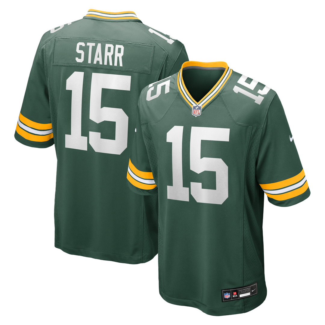 Bart Starr Green Bay Packers Nike Green Game Retired Player Jersey