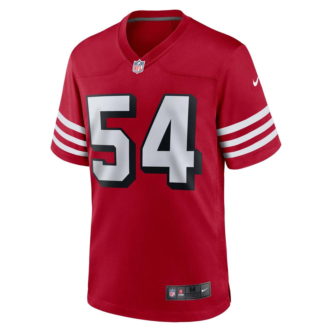 Fred Warner San Francisco 49ers Nike Scarlet Alternate Game Jersey