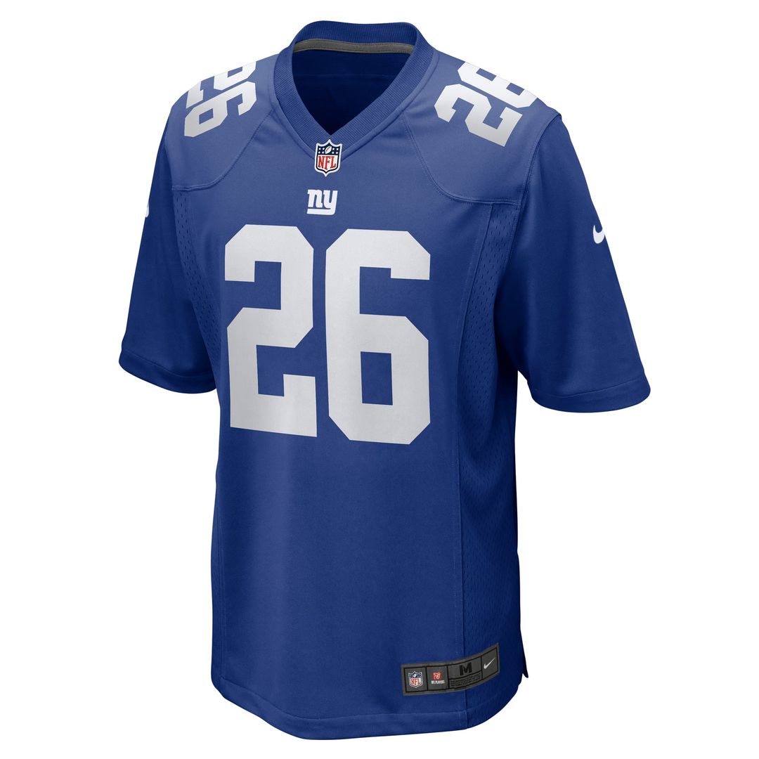 Devin Singletary New York Giants Nike Royal Team Game Jersey