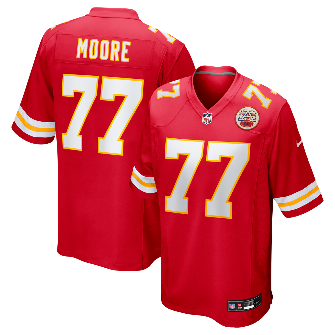 Jaylon Moore Kansas City Chiefs Nike Red Team Game Jersey