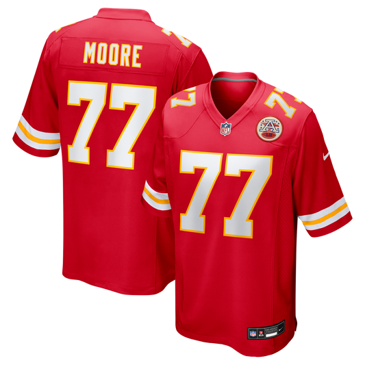Jaylon Moore Kansas City Chiefs Nike Red Team Game Jersey