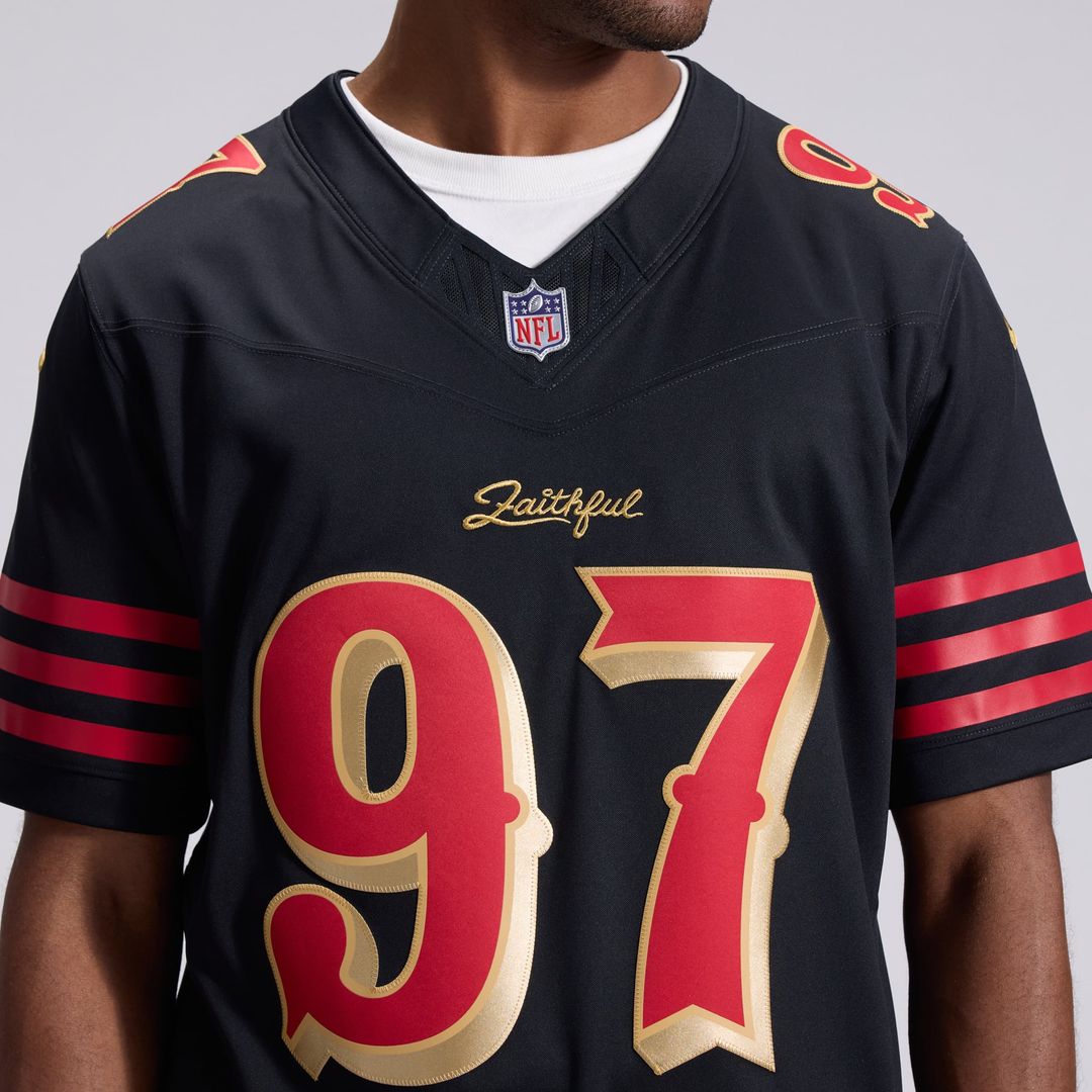 Nick Bosa San Francisco 49ers Nike Black Rivalries Collection Stitched Limited Jersey
