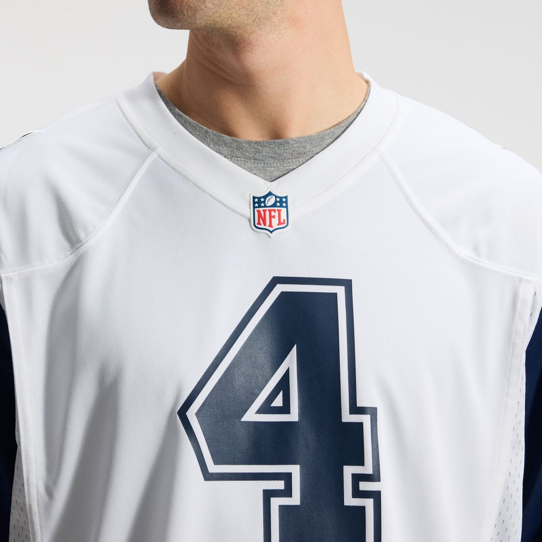 Dak Prescott Dallas Cowboys Nike White Alternate Game Team Jersey