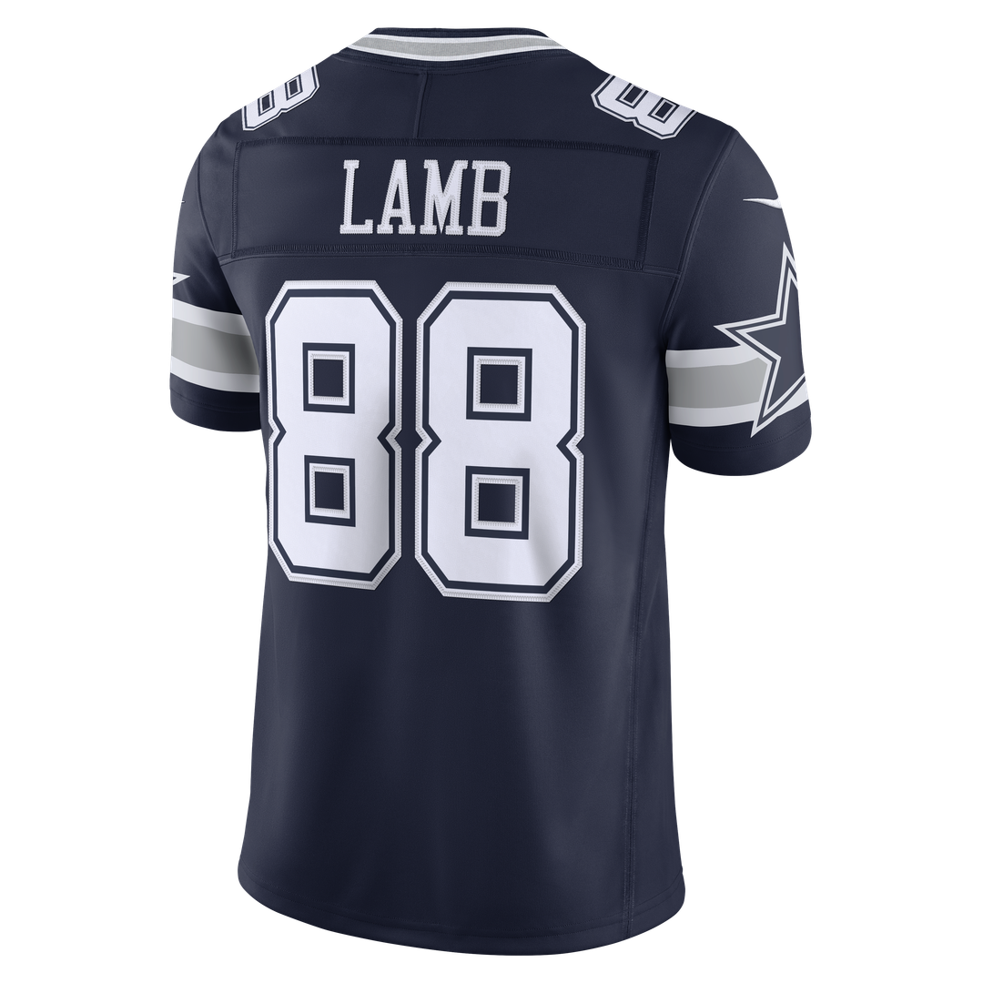 CeeDee Lamb Dallas Cowboys Nike Navy Team Vapor F.U.S.E. Stitched Limited Jersey