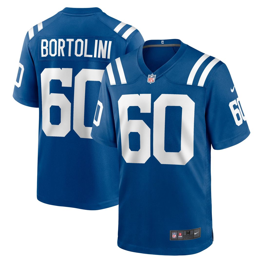 Tanor Bortolini Indianapolis Colts Nike Royal Game Jersey