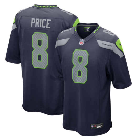 Jadarian Price Seattle Seahawks Nike College Navy Team Game Jersey