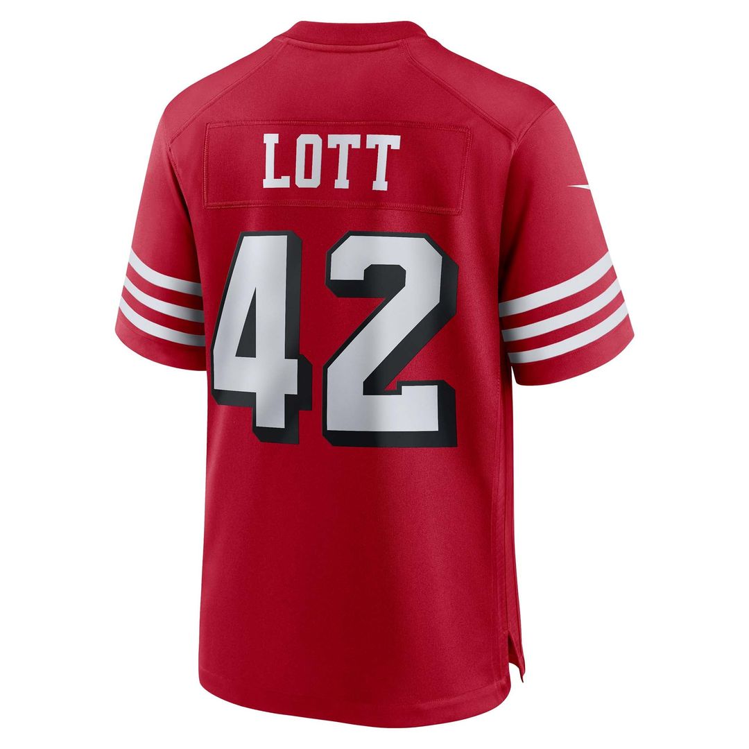 Ronnie Lott San Francisco 49ers Nike Scarlet Retired Player Alternate Game Jersey