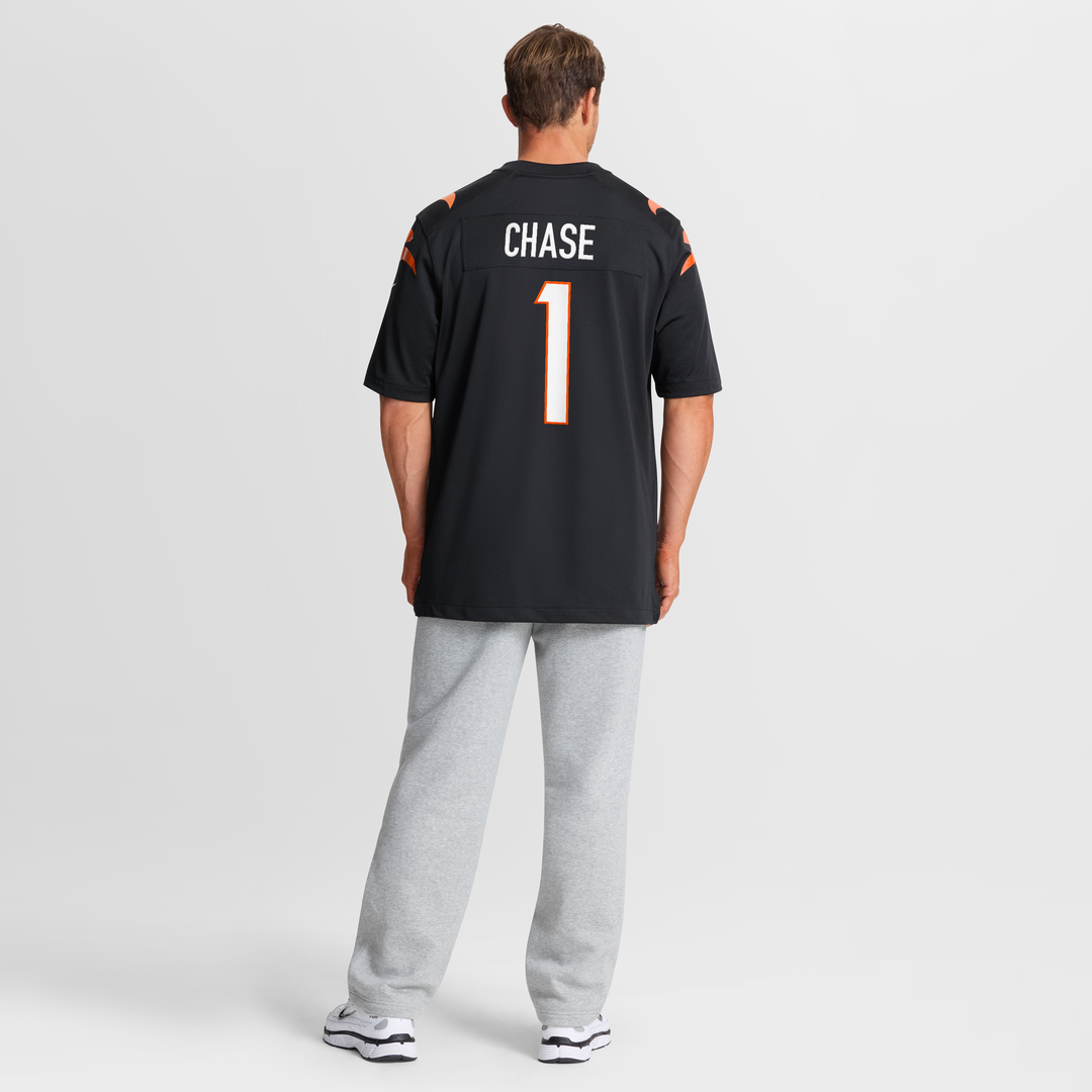 Ja'Marr Chase Cincinnati Bengals Nike Black Game Jersey